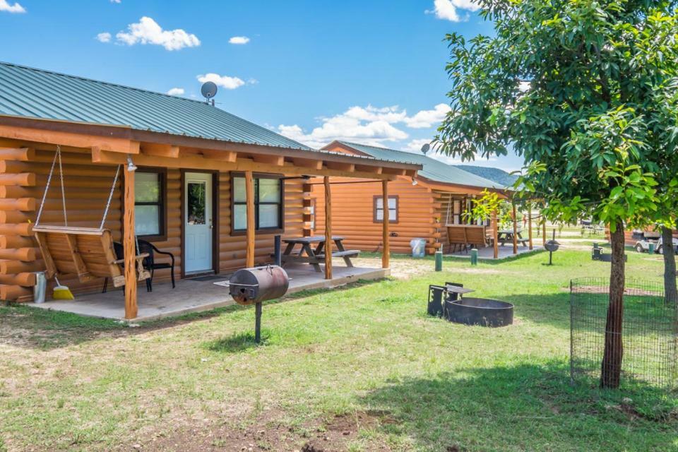 River Bluff Cabins Rio Frio Exteriér fotografie